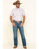 Image #6 - Cowboy Hardware Men's White Rake Plaid Short Sleeve Western Shirt, , hi-res
