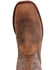 Image #6 - Double H Men's 11" Wide Square Composite Western Work Boots, Brown, hi-res