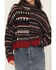 Image #3 - Rock & Roll Denim Women's Southwestern Print Sweater, Black, hi-res