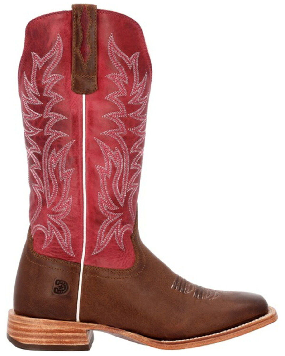 Image #2 - Durango Women's Arena Pro™ Elite Western Boots - Broad Square Toe, Red, hi-res