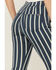 Image #4 - Rock & Roll Denim Women's Bargain Bell Stripe Flare Jeans, Blue, hi-res