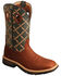 Twisted X Men's Barbed Wire Western Work Boots - Soft Toe, Brown, hi-res