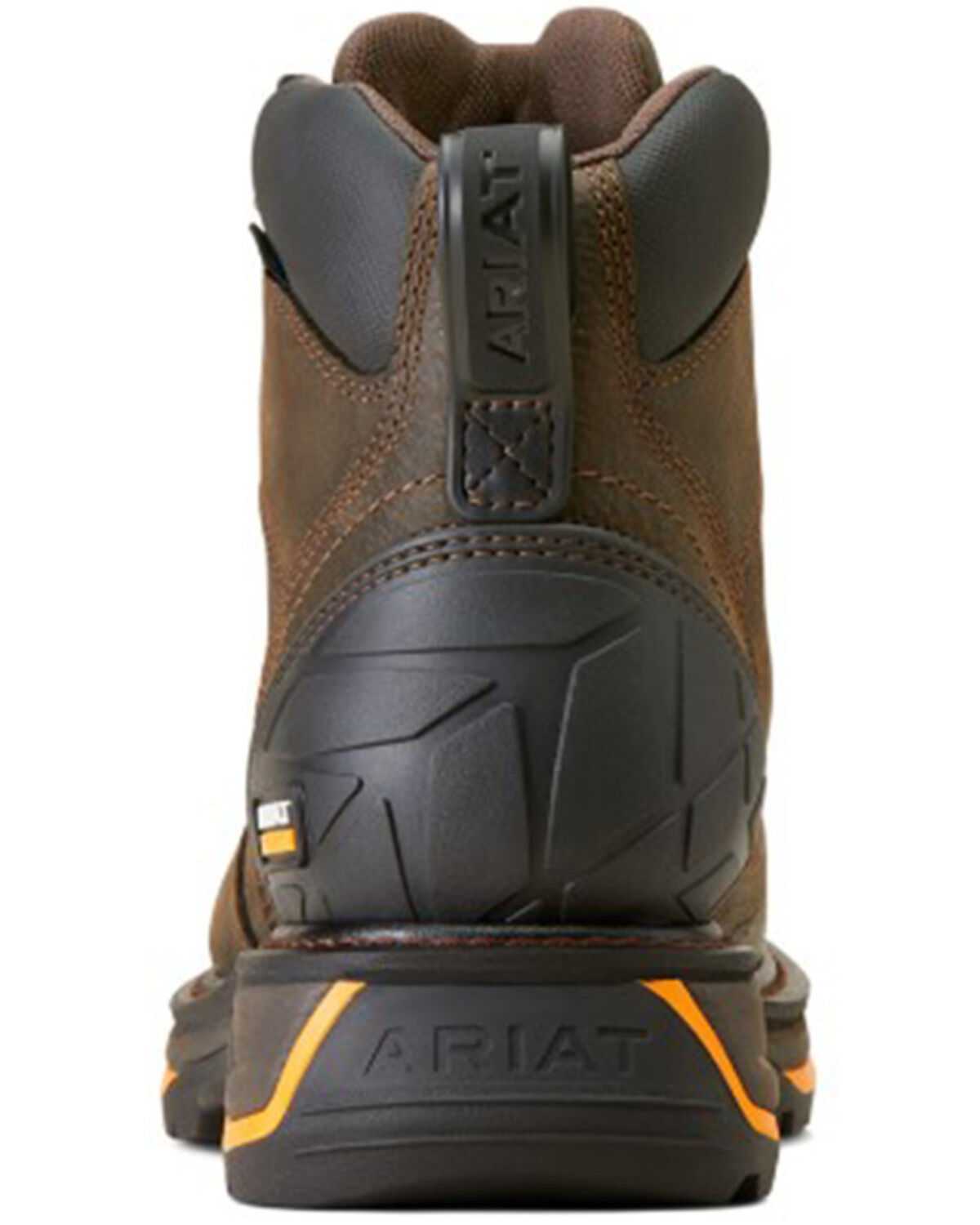 Image #3 - Ariat Men's Big Rig 6" Waterproof Work Boots - Round Toe, Brown, hi-res