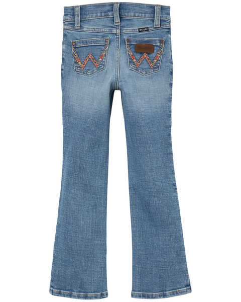 Wrangler Girls' Germaine Medium Wash Bootcut Stretch Denim Jeans , Medium Wash, hi-res