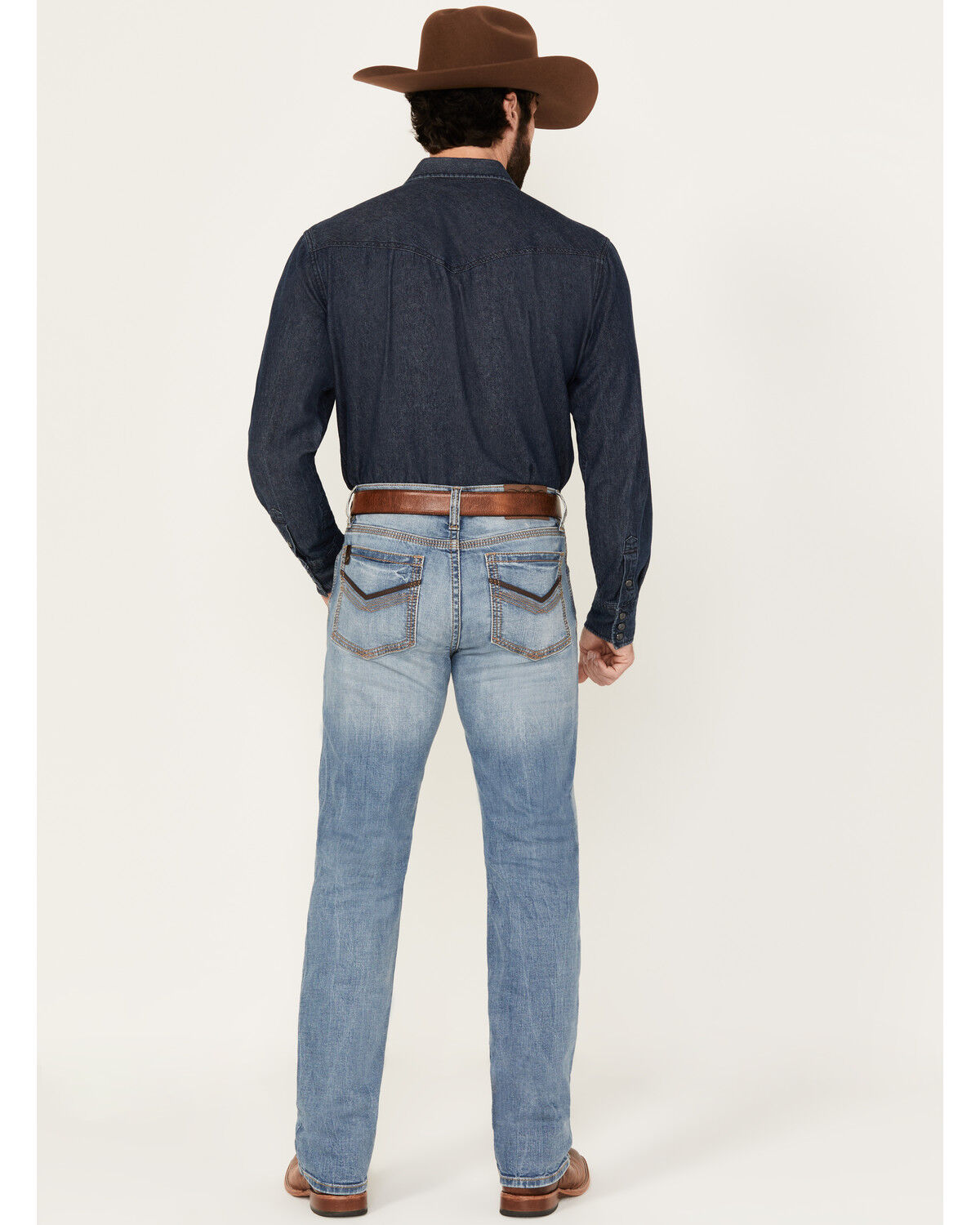 Image #3 - Cody James Men's Fire Water Wash Jackson Slim Straight Stretch Denim Jeans, Medium Wash, hi-res