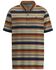Image #1 - Hooey Boys' The Weekender Serape Striped Print Short Sleeve Button-Down Polo Shirt, Orange, hi-res