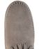 Image #6 - Minnetonka Double Fringe Side Zip Moccasin, Grey, hi-res