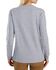 Image #2 - Carhartt Women's Loose Fit Heavyweight Long Sleeve Logo Graphic Work Tee, Heather Grey, hi-res