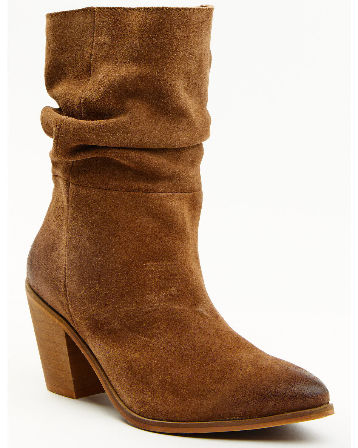 Image #1 - Cleo + Wolf Women's Dani Western Boots - Round Toe, Cognac, hi-res