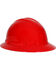 Radians Men's Quartz Full Brim Hard Hats , Red, hi-res