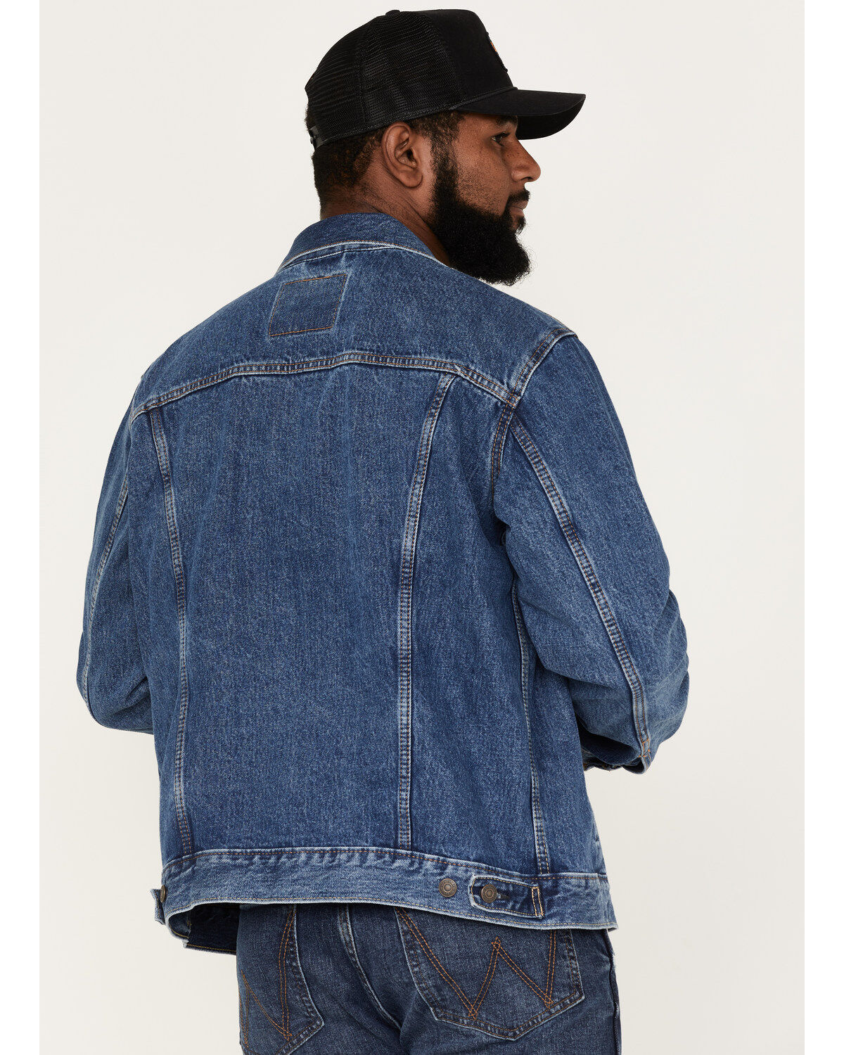 levi's trucker medium stonewash