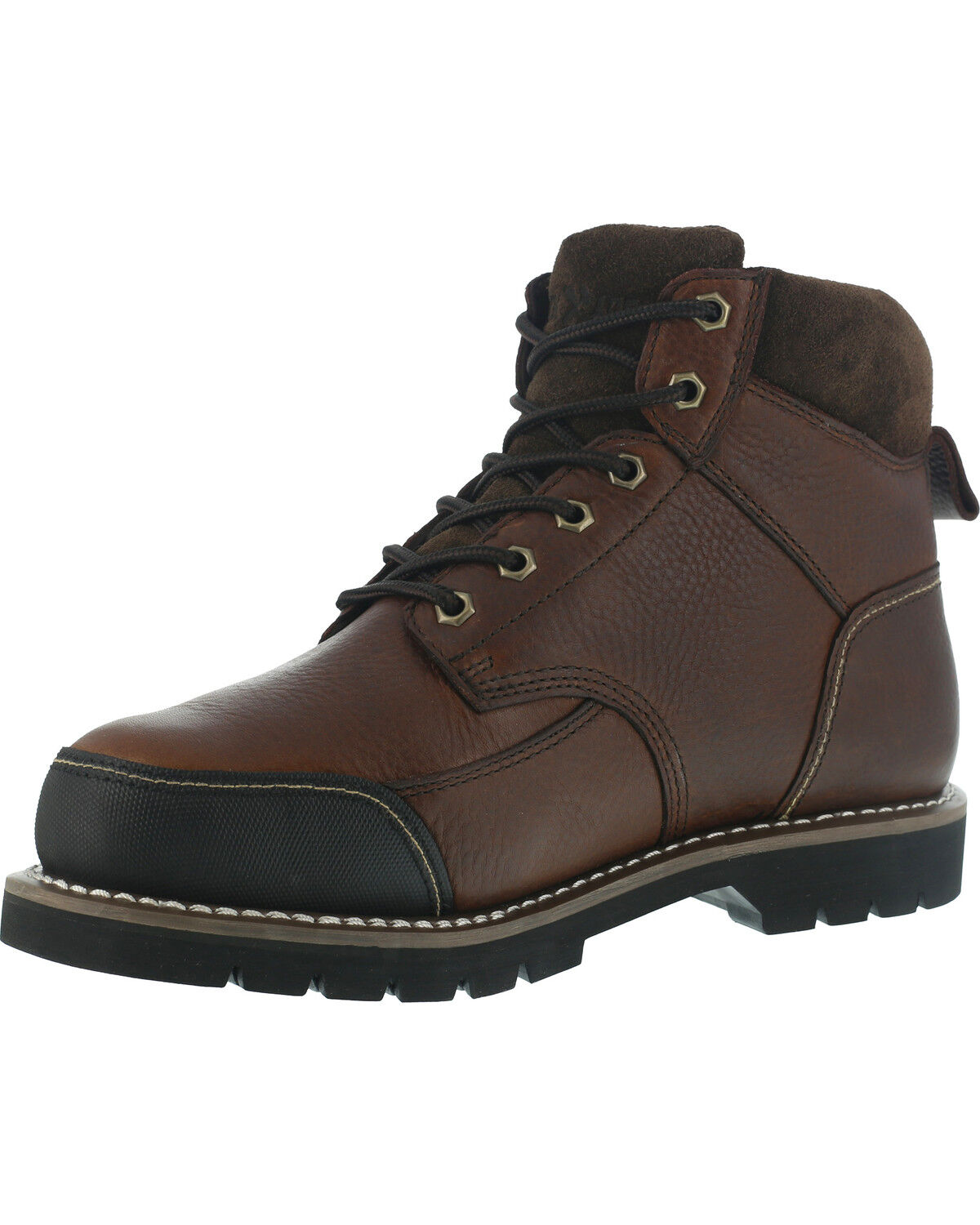 Image #2 - Iron Age Men's Dozer Met Guard Work Boots - Steel Toe, Brown, hi-res