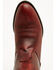 Image #6 - Shyanne Women's Sawyer Omaha Goat Western Fashion Booties - Round Toe, Red, hi-res