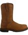Image #2 - Justin Men's Drywall Waterproof Pull On Work Boots - Steel Toe, , hi-res