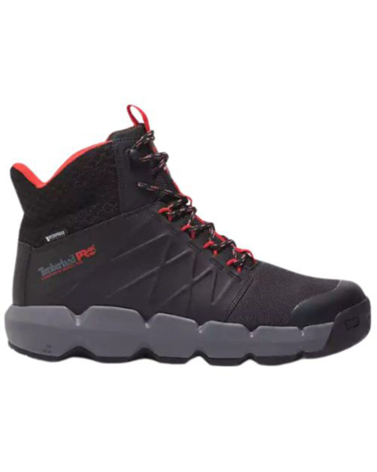 Image #2 - Timberland PRO Men's 6" Morphix Waterproof Work Boots - Composite Toe, Black, hi-res