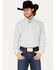 Cinch Men's Stretch Multi Stripe Long Sleeve Button Down Western Shirt , White, hi-res