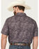 Image #4 - Ariat Men's VentTEK Printed Outbound Short Sleeve Button-Down Shirt - Tall, Black, hi-res