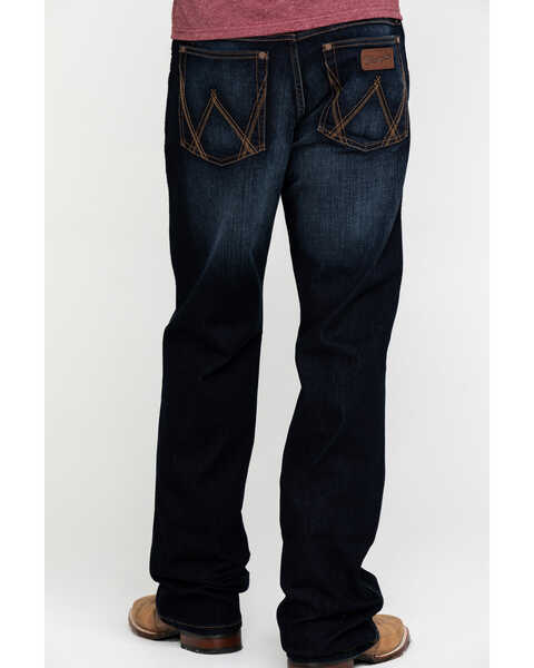Image #1 - Wrangler Retro Men's Lavon Dark Stretch Relaxed Bootcut  Jeans , , hi-res