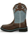 Justin Women's Starlina Western Boots - Broad Square Toe, Brown, hi-res