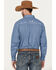 Image #4 - Cowboy Hardware Men's Twisted Adobe Geo Print Long Sleeve Button-Down Western Shirt , Blue, hi-res