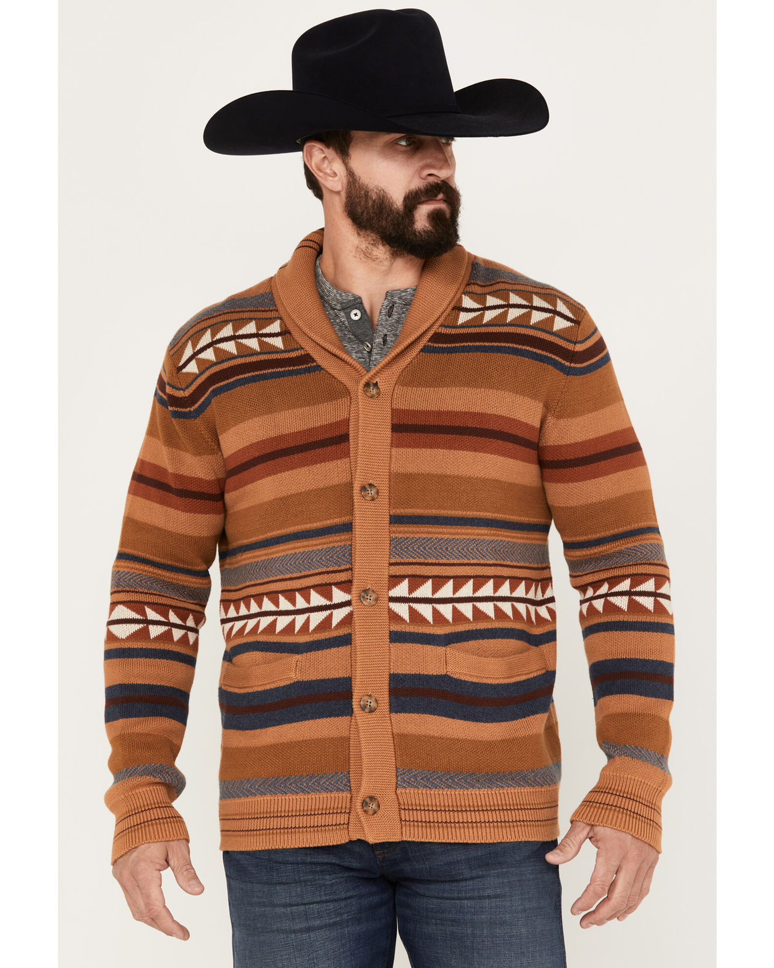 Pendleton Men's Medicine Bow Cardigan Sweater | Boot Barn