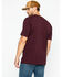 Carhartt Men's Loose Fit Heavyweight Logo Pocket Work T-Shirt, Port, hi-res