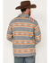 Pendleton Men's Driftwood Southwestern Stripe Button Down Western Shirt , Blue, hi-res