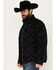 Image #2 - Cinch Men's Wool Insulated Southwestern Print Climate Control Jacket - Big , Black, hi-res