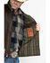Image #5 - Outback Trading Co. Men's Sawbuck Oilskin Zip-Up Vest, Sage, hi-res