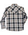 Image #2 - Cowboy Hardware Boys' Hombre Plaid Print Long Sleeve Snap Stretch Western Shirt, Multi, hi-res