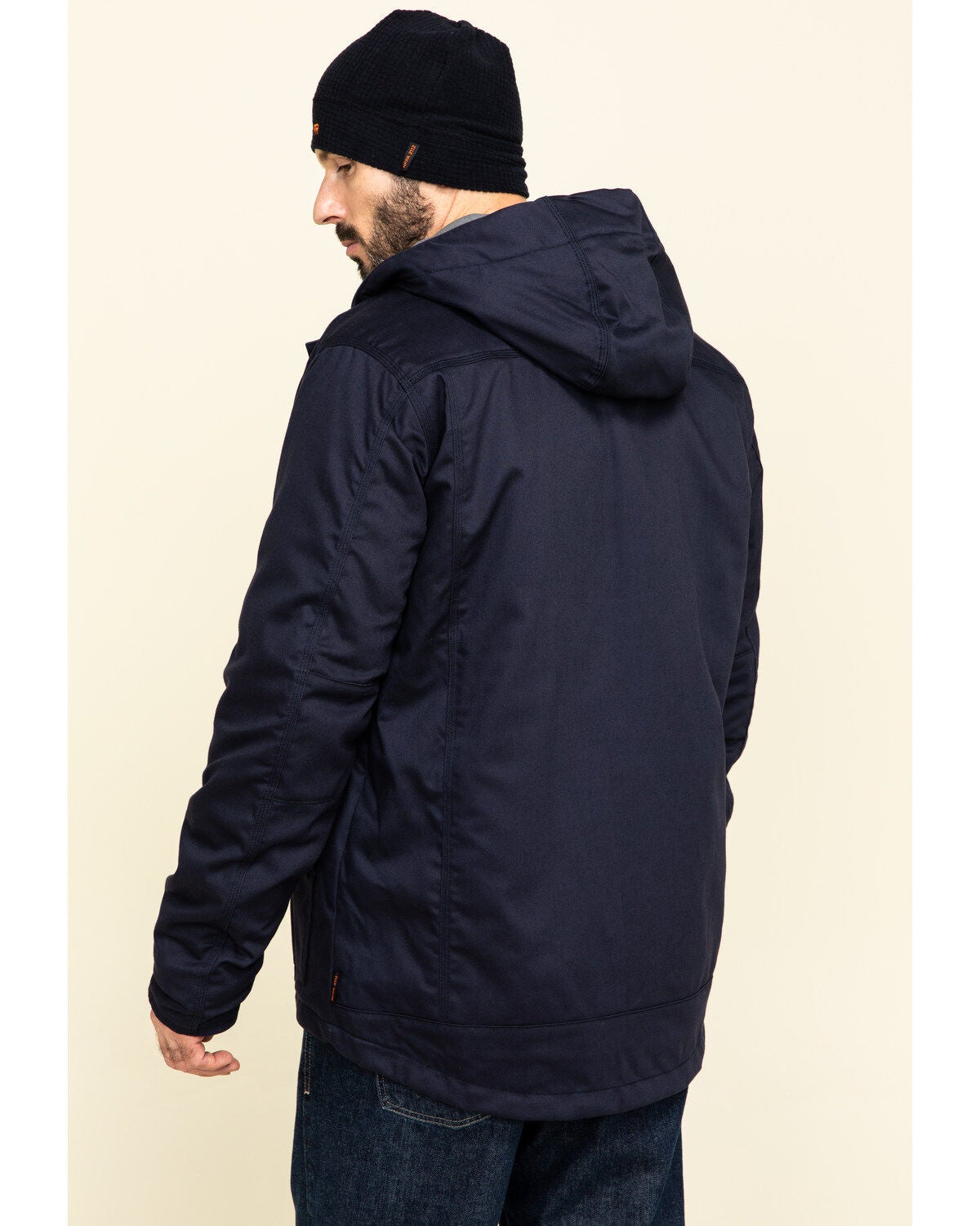 men's hooded work jacket