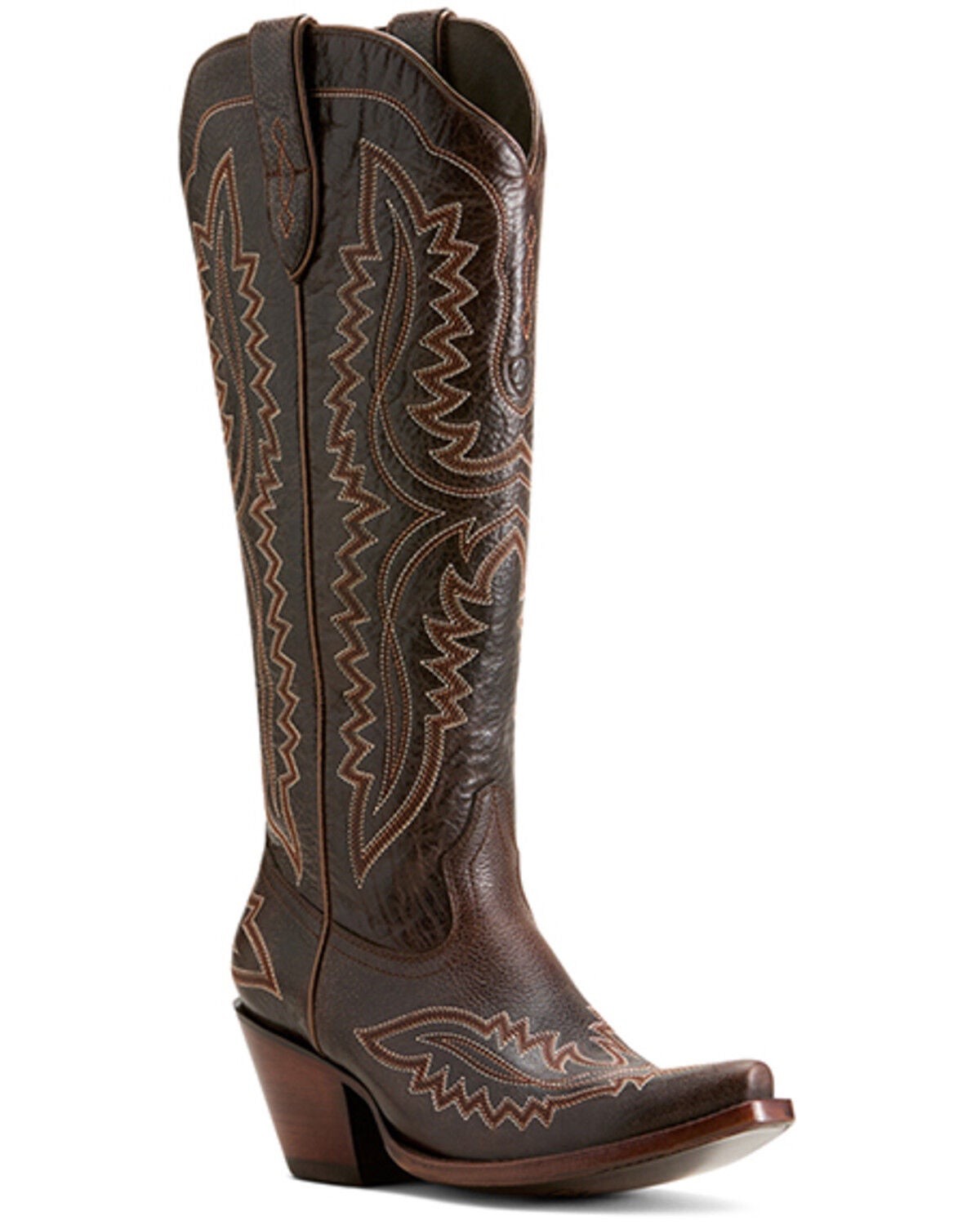 Ariat Women's Casanova Tall Western Boots - Snip Toe, Dark Brown, hi-res