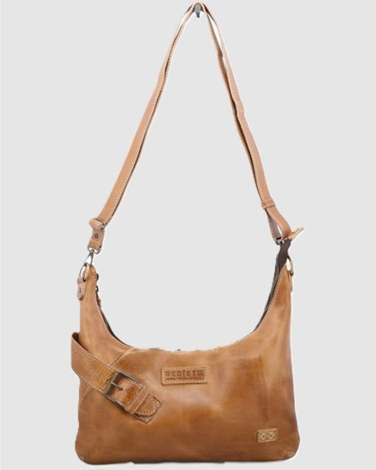 Image #1 - Bed Stu Women's Seemly Compact Buckle Detail Bag, Tan, hi-res