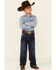 Image #1 - Cinch Boys' White Label Demin Straight Leg Jeans - 4-7, Denim, hi-res
