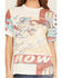 Image #3 - Shyanne Women's Santa Cruz Conversation Print Short Sleeve Graphic Tee, Cream, hi-res