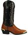 Laredo Lizard Print Western Boots, Peanut, hi-res