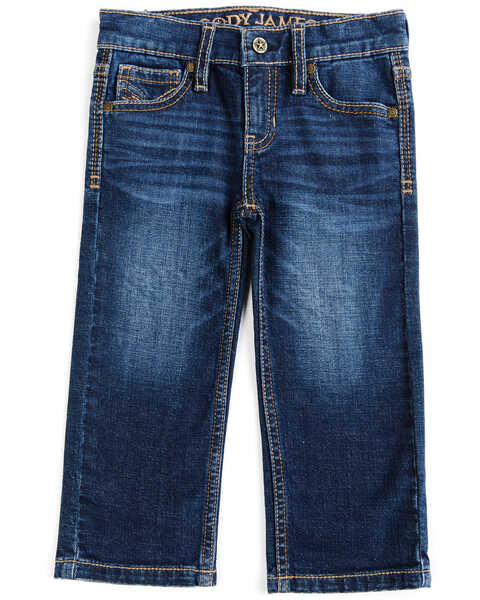 Cody James Toddler-Boys' Morgan Wash Relaxed Bootcut Jeans, Blue, hi-res