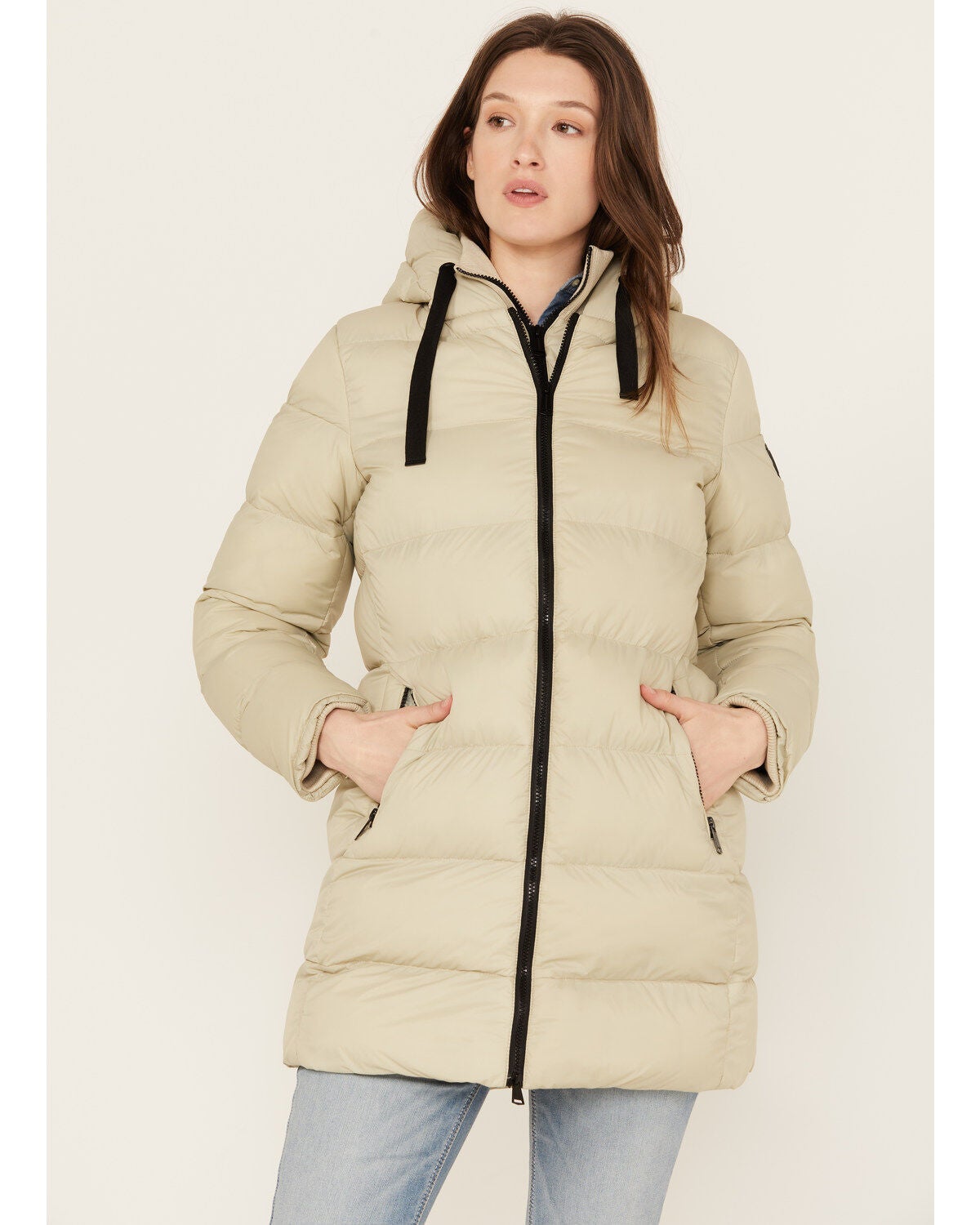 Rino & Pelle Women's Nadira Puff Jacket, Sage, hi-res