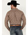 Image #4 - Ariat Men's Boot Barn Exclusive Sweeney Paisley-Esque Print Long Sleeve Button-Down Western Shirt, Brown, hi-res