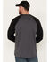 Image #4 - Cody James Men's FR Raglan Long Sleeve Henley Work Shirt, Black, hi-res