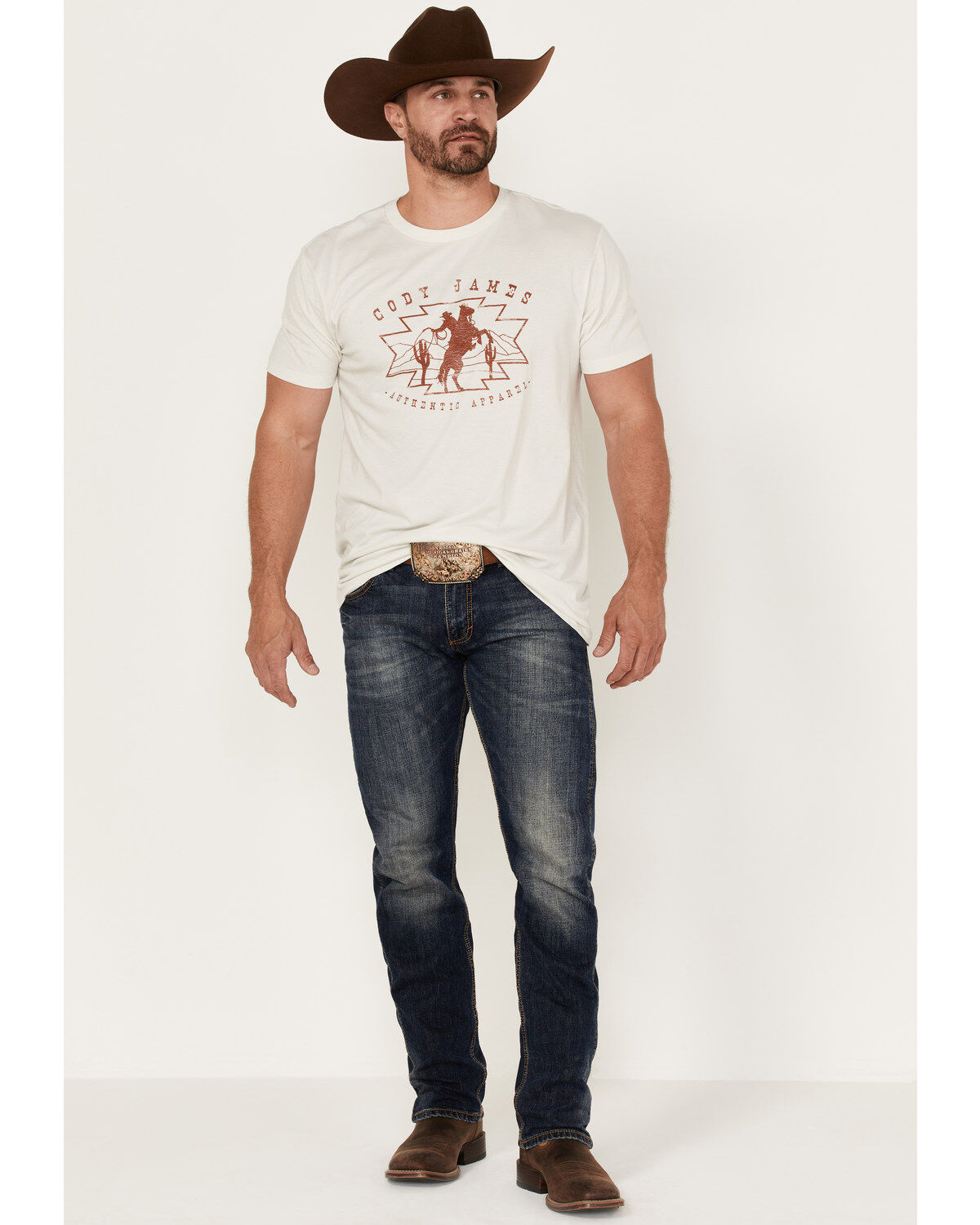 Image #2 - Cody James Men's Giddy Up Rodeo Graphic Short Sleeve T-Shirt, , hi-res