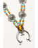 Shyanne Women's Chunky Silver Squash Blossom Conchos Necklace, Silver, hi-res