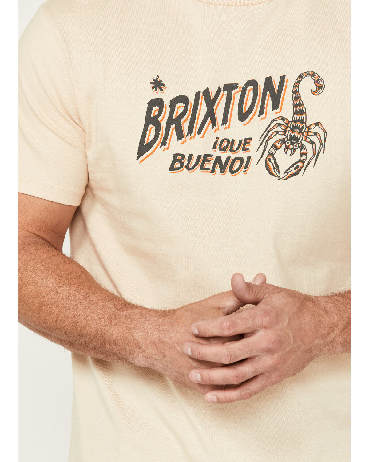 Image #3 - Brixton Men's Vinton Que Bueno Scorpion Short Sleeve Graphic T-Shirt, , hi-res