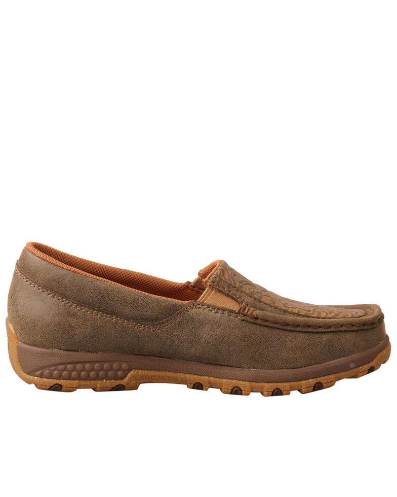 twisted x women's driving mocs slip on