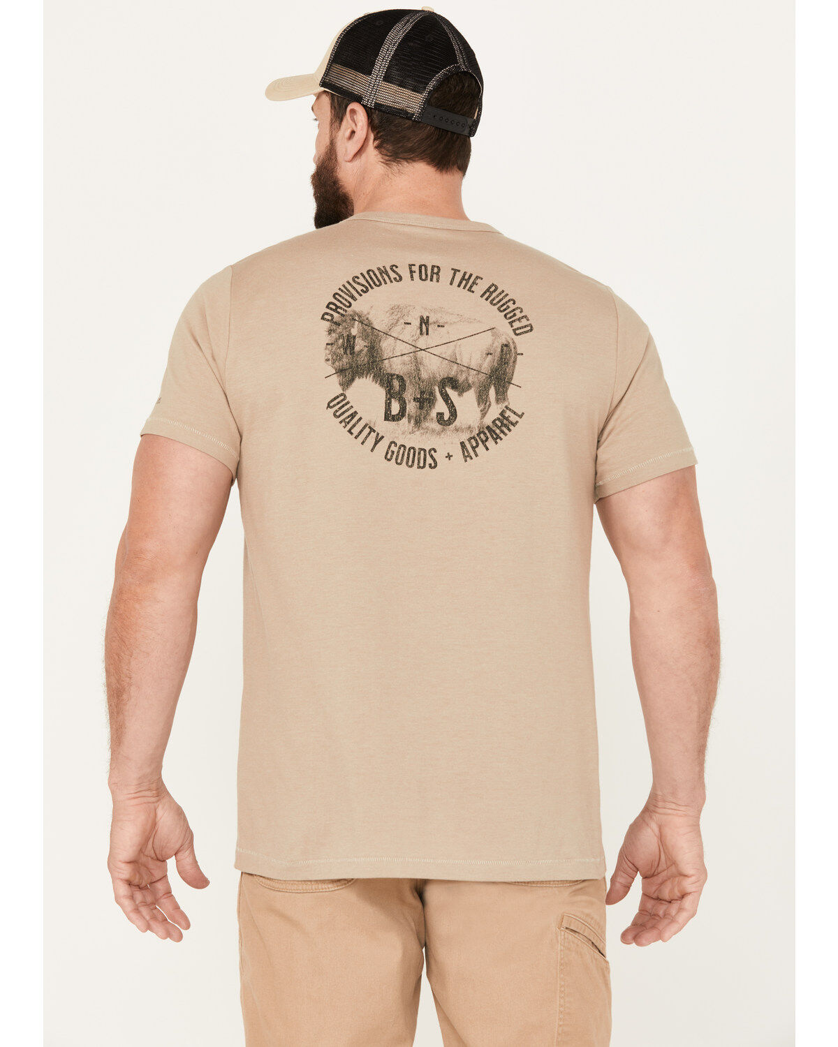 Image #4 - Brothers and Sons Men's Buffalo Logo Short Sleeve Graphic T-Shirt, , hi-res