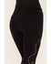 Image #4 - Idyllwind Women's Alameda High Risin Studded Stretch Flare Jeans, Black, hi-res