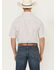 Image #4 - George Strait by Wrangler Men's Geo Print Short Sleeve Button-Down Stretch Western Shirt, White, hi-res