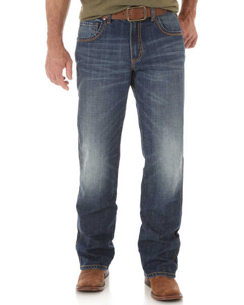 Wrangler Men's Retro Relaxed Fit Mid Rise Boot Cut Jeans | Boot Barn