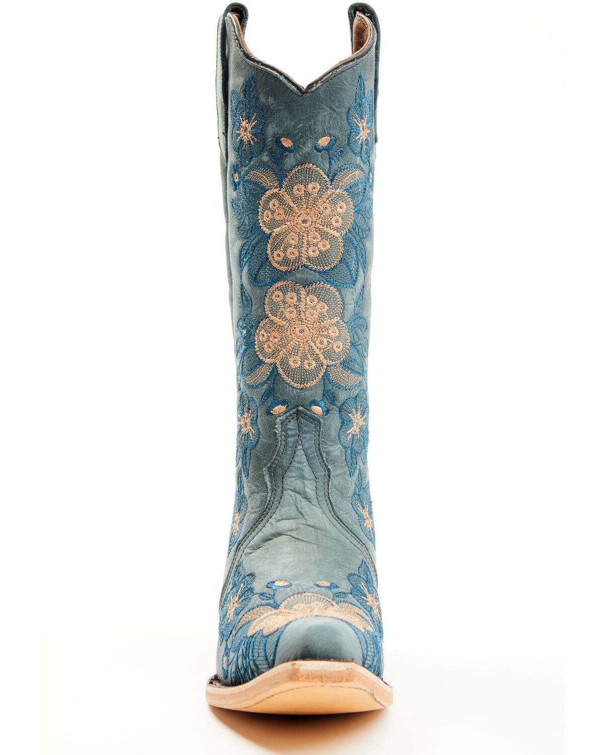 Product Name:  Circle G Women's Floral Embroidered Western Boots - Snip Toe