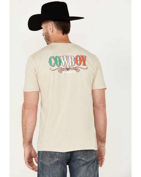 Cowboy Hardware Men's Mexican Bull Short Sleeve Graphic T-Shirt, Sand, hi-res